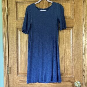 5/$15 Semi-Sheer Blue & White Grid Dress